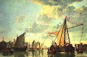 CUYP, Aelbert The Maas at Dordrecht  sdf oil painting